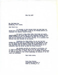 Letter from Laura Knudson for Representative Burdick to James Black Dog Regarding Per Capita Payments, July 18, 1952