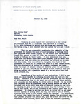 Letter from Representative Burdick to Lillie Wolf Regarding Her Refusal to Relocate from Taking Area to be Flooded by Garrison Dam, October 12, 1953