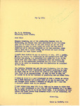 Letter from Representative Burdick to W.S. Davidson Regarding Retaining Kingman Brewster as a Lawyer, May 6, 1949