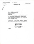 Letter from C. A. Waldron to Representative Burdick Regarding Indian Law Book, February 6, 1954