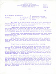 Probate of Owl Woman Estate filed by Laura Cottonwood, May 13, 1955 by North Dakota Office of the Examiner of Inheritance