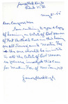 Letter from James Black Dog to Representative Burdick Regarding Owl Woman Estate, May 21, 1955