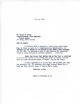Letter from Representative Burdick to Ralph Shane Regarding Owl Woman Estate, May 26, 1955