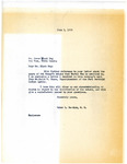 Letter from Representative Burdick to James Black Dog Regarding Owl Woman Estate, June 3, 1955 by Usher L. Burdick