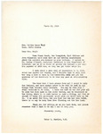 Letter from Representative Burdick to Lillie Wolf Regarding Garrison Dam Relocations, March 23, 1956