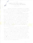 Statement by Representative Usher L. Burdick Before the Subcommittee on Flood Control of the US House of Representatives Public Works Committee, June 7, 1956 by Usher L. Burdick