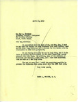 Letter from Representative Burdick to Roy A. Ilvedson Regarding Land Acquisition by Army Engineers, April 17, 1953