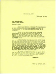 Letter from Representative Burdick to Gunther Harms Regarding the Taking of Harms's Land for Garrison Dam, November 16, 1953