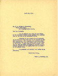 Letter from Representative Burdick to J. S. Birdsall Regarding Opposition to Dam on the Cannonball River, April 19, 1949