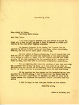 Letter from Representative Burdick to Mrs. Albert N. Winge Regarding Land Condemnation, September 1, 1949