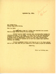 Letter from Representative Burdick to Gordon Myer Regarding Land Acquisitions, Enclosing a Copy of General Pick's letter, September 30, 1949
