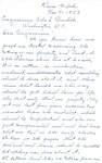 Letter from Gunther Harms to Representative Burdick Regarding the Taking of his Land for Garrison Dam, November 7, 1953