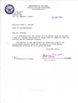 Letter from Acting Assistant Chief George F. Meier to Representative Burdick Regarding a Typical Declaration of Taking, April 21, 1953