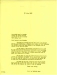 Letter from Representative Burdick to Commissioner John R. Nichols Regarding Fort Berthold Resident Adlai Stevenson's Desire to Sell His House, August 30, 1950