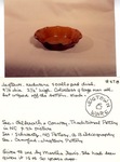 Jugtown Redware Scalloped Dish No. 478 by Maker Unknown