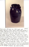 Stoneware Storage Jar No. 443 by Maker Unknown