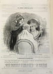 Un Monsieur Qu'on Rajeunit Trop by Honoré Daumier