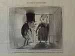 Ça! ... un appartement de huit cents francs!.... mais j'userai pour plus de douze cents francs de chapeaux. by Honoré Daumier