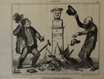 À Flourens, la jeunesse reconnaissante! by Honoré Daumier