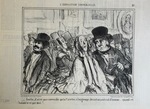 Amélie, il n'est pas convenable que tu t'arrêtes si longtemps devant un portrait d'homme ... by Honoré Daumier