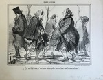 Ça ne fait rien, c'est une bien jolie invention que le macadam! by Honoré Daumier