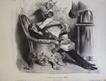A da-da sur mon bidet ...(Romance enfantine) by Honoré Daumier