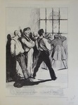 Les réjouissances de Juillet ... vues de Ste. Pélagie. by Honoré Daumier