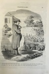 Ah! ciel voila qu'il dévorent tous mes choux … by Honoré Daumier