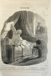 Vas-tu te taire avec tes Cocoricos ... by Honoré Daumier
