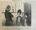 Les élèves de l'institution Pascareau essayent un nouvel uniforme ... by Honoré Daumier