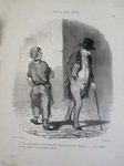 V'là un particulier qui doit encore être inquiet pour son nez c't'année ci ... by Honoré Daumier