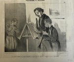 Un jeune homme en train d'acquérir ce que l'on est convenu d'appeler un art d'agrément by Honoré Daumier