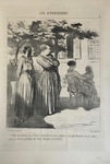 Voilà une femme qui, à l'heure solennelle où nous sommes ... by Honoré Daumier