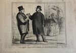 C'est singulier … rien ne reprend à la bourse … by Honoré Daumier