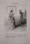 Bichette ... viens donc arranger ma rosette! ... by Honoré Daumier