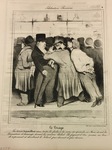 Le Tirage by Honoré Daumier