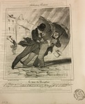 Le Tour du Parapluie. by Honoré Daumier
