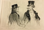 A part. Dieu ! mon pauvre garçon … by Honoré Daumier