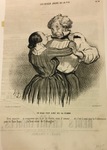Un Mari Trop Aimé de sa Femme by Honoré Daumier