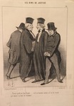 Encore perdu en Cour Royale … by Honoré Daumier