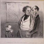 Votre fils me fera honneur!... c'est un joli sujet !!! by Honoré Daumier