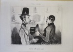 Ça vous coiffe comme un gant! by Honoré Daumier