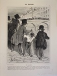 LES BADAUDS by Honoré Daumier