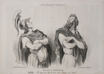 ACHILLE ET AGAMEMNON by Honoré Daumier