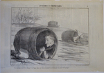 C'est un peu dur d'être obligé de se loger dans un tonneau … by Honoré Daumier