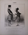 Allons! mon jeune ami, une bonne poignée de main … by Honoré Daumier