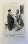 Ainsi donc, quoique j' vous avoue, entre nous, qu'cest moi qu'a volé la toquante au père Jérôme … by Honoré Daumier