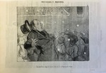 Un surveillant obligé de fermer l'oeil sur la conduite de ses élèves. by Honoré Daumier