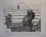 Le Révérend Père Capucin Gorenflot se chargeant de professer au collège de France … by Honoré Daumier
