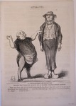 LE REMBOURSEMENT DES 45 CENTIMES by Honoré Daumier